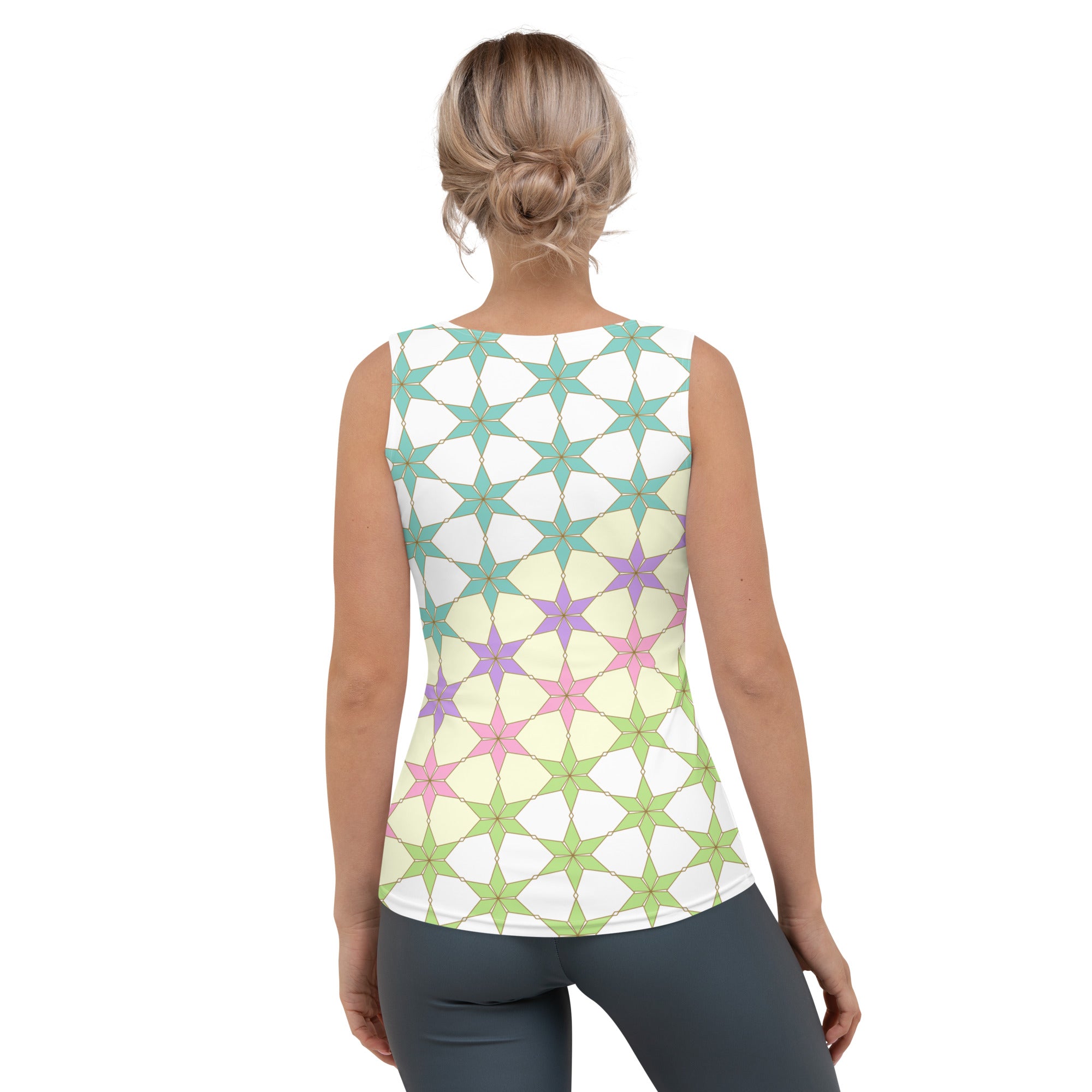 Colorful Geometric Women's Tank Top