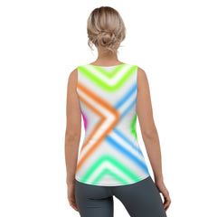 Comfortable yoga tank top for women in light fabric.