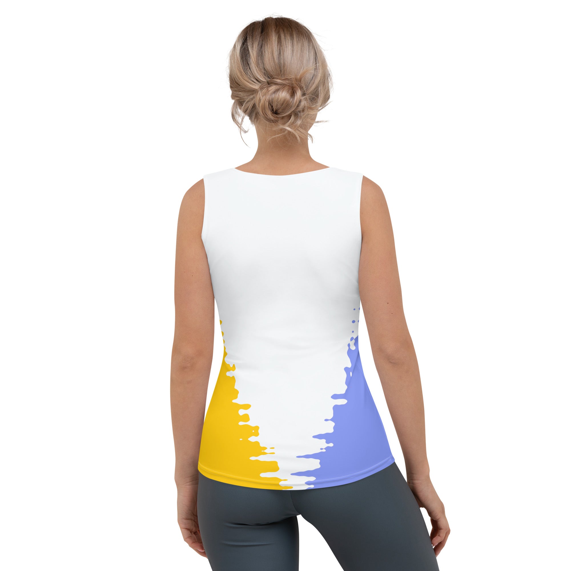 Breathable and lightweight women's yoga tank top.