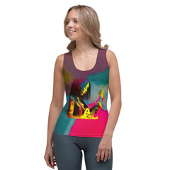 NS 808 Sublimation tank top front view.