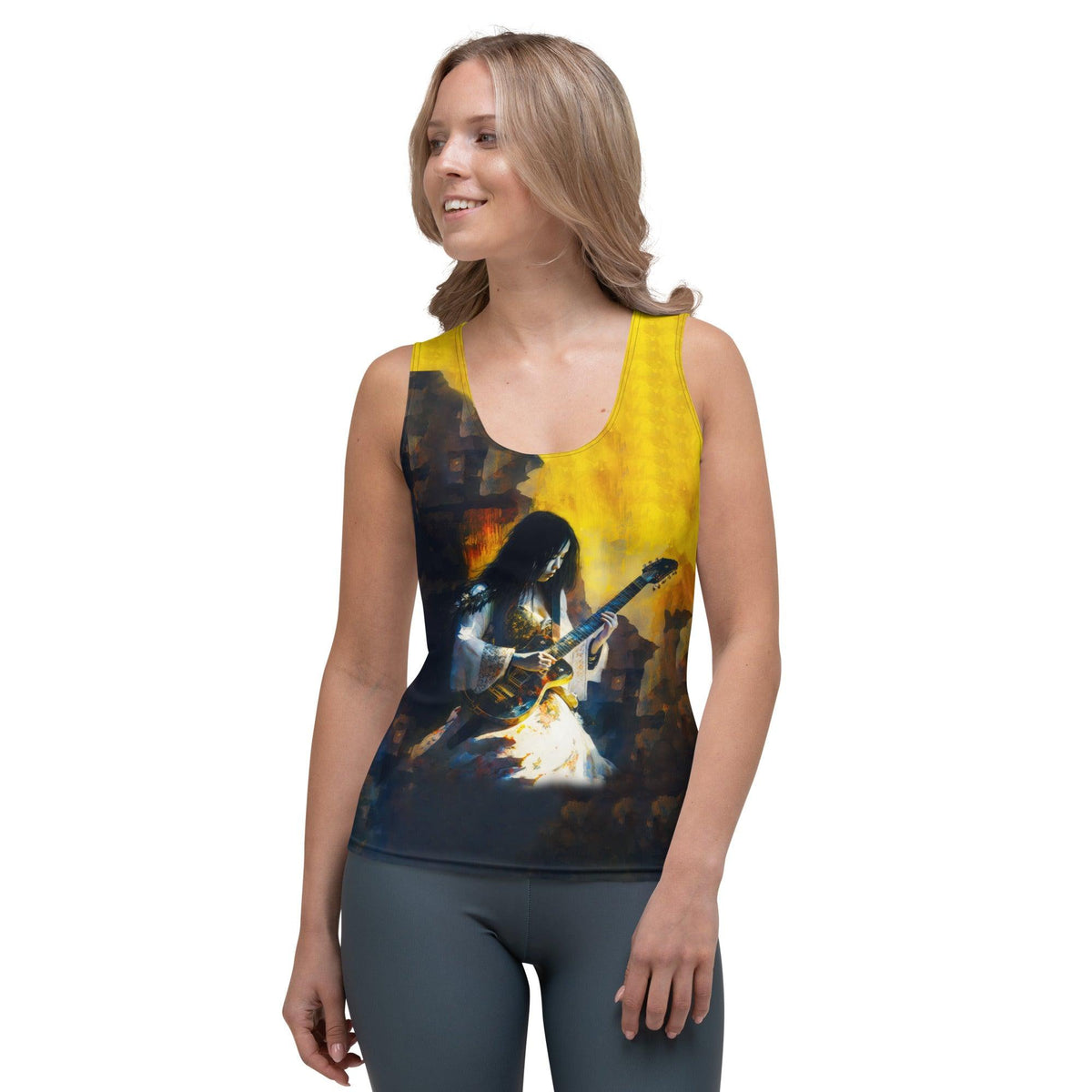 NS 803 sublimation tank top front view.