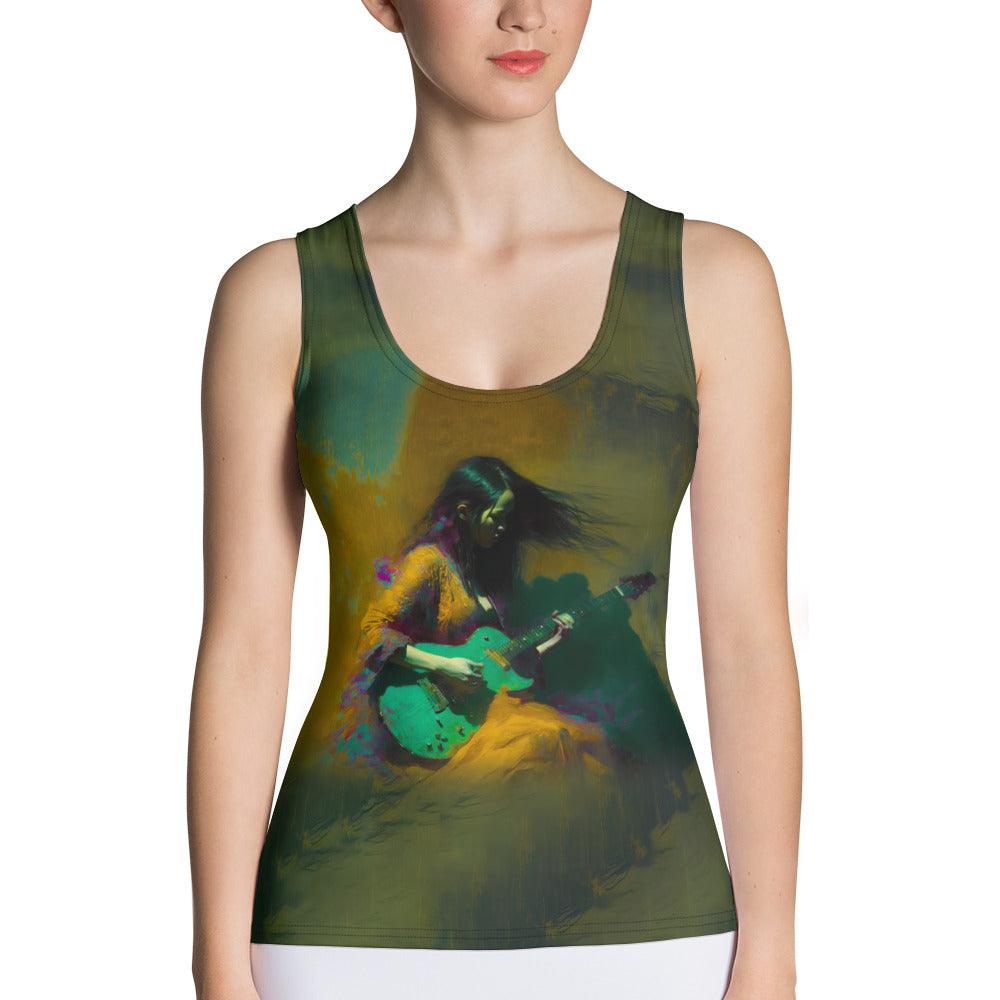 NS 806 Sublimation Cut & Sew Tank Top front view.