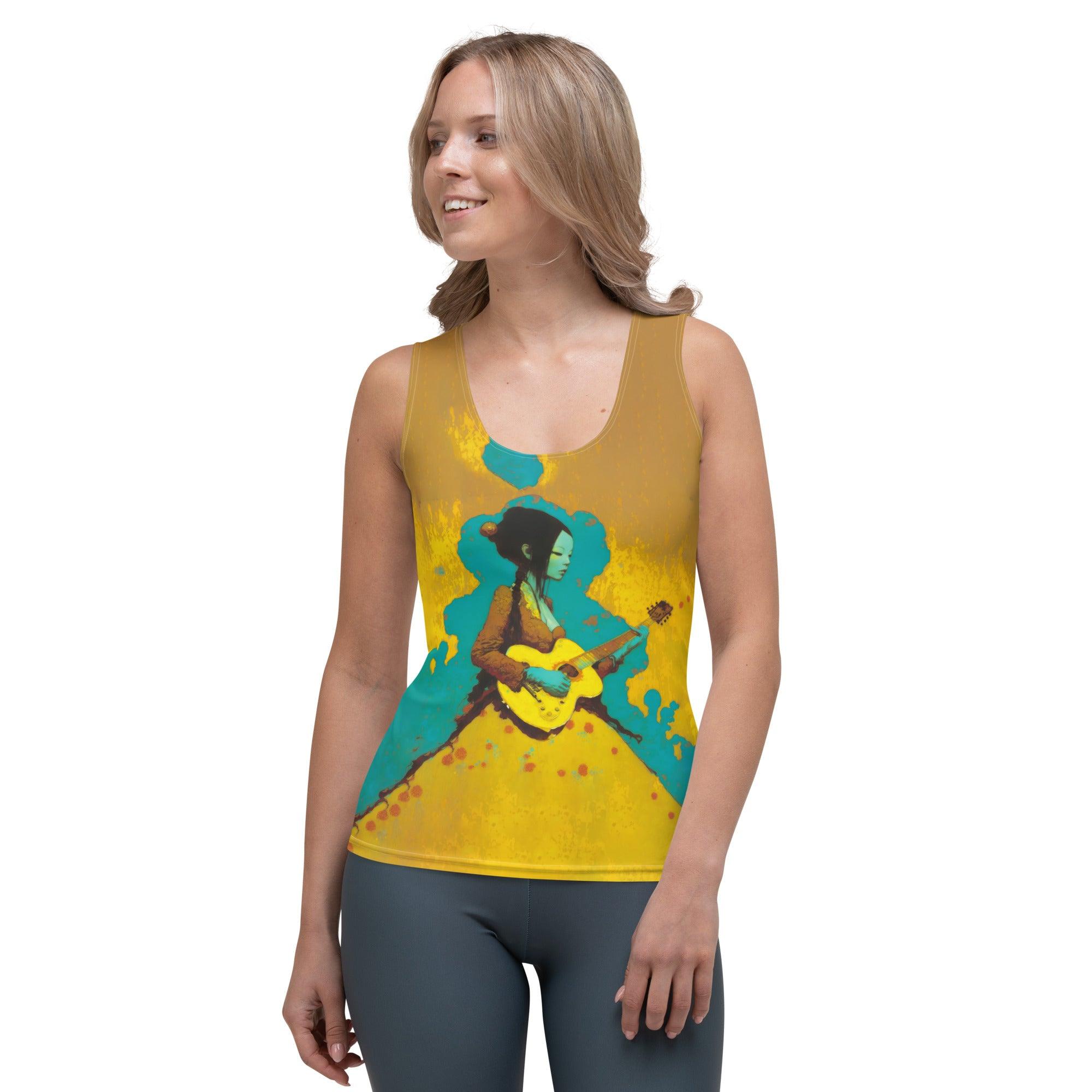 NS 810 Sublimation tank top side view.