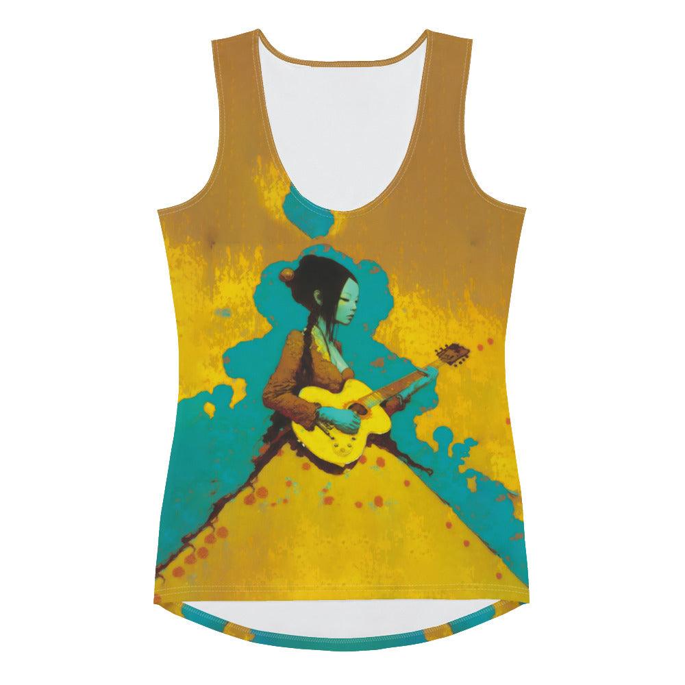 NS 810 Sublimation tank top front view.