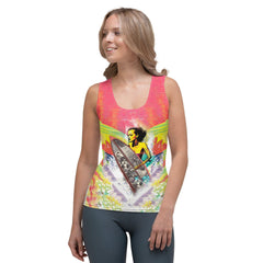 Eye-catching Surfing 5-29 Sublimation Tank for vibrant surf style