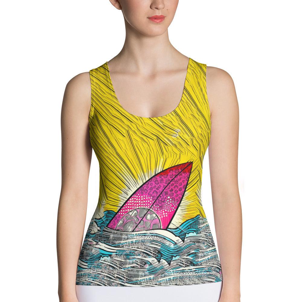 Bold Surfing 5-32 Sublimation Tank Top for standout beach fashion