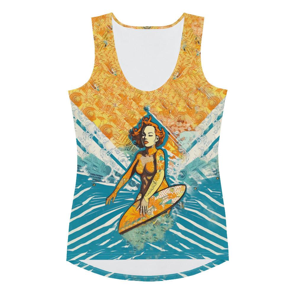 Colorful Surfing 5-31 Sublimation Tank for standout surf style