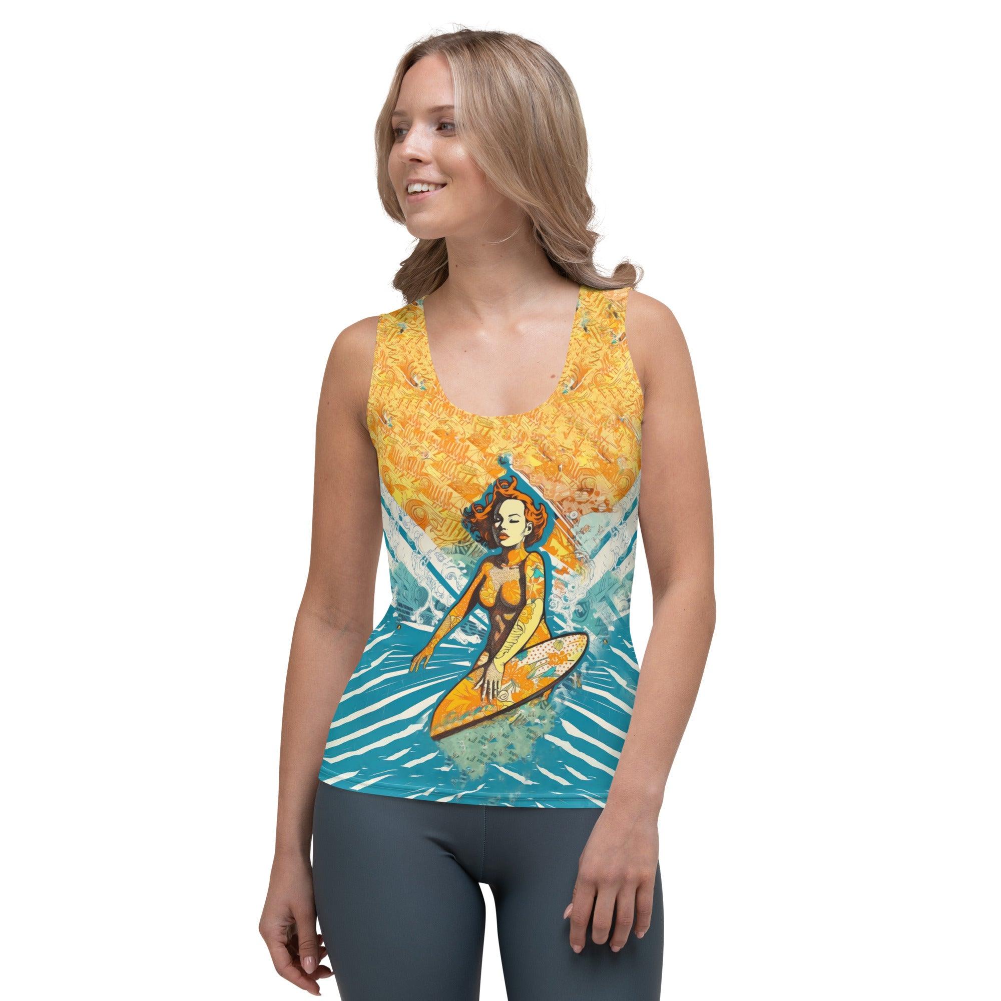 Comfortable Surfing 5-31 Sublimation Tank, perfect for summer days