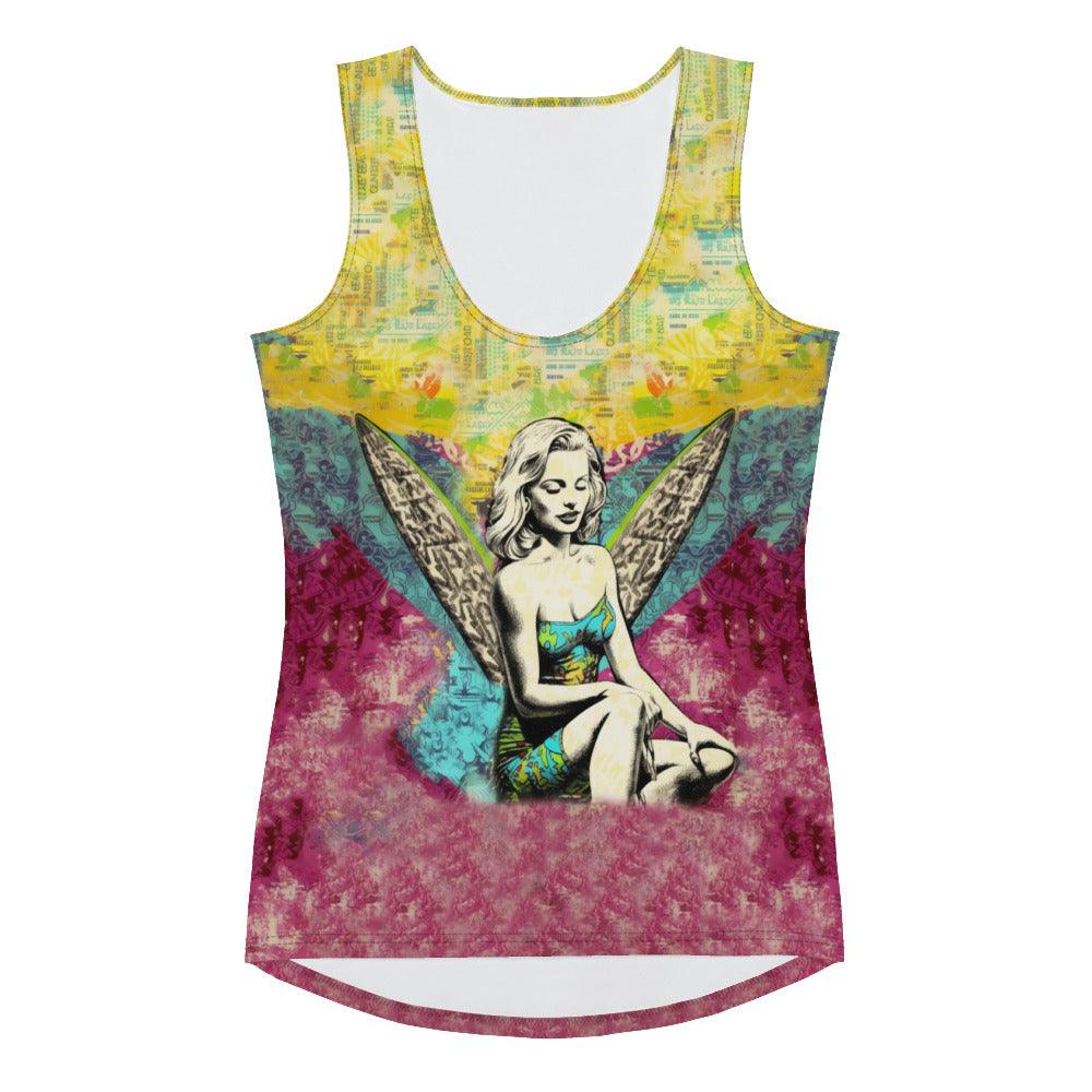 Dynamic Surfing 1 19 Sublimation Tank Top featuring bold, ocean-inspired artwork for surf enthusiasts.