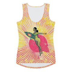 Eye-catching Surfing 1 12 Tank Top, combining fashion-forward aesthetics with surfing culture.