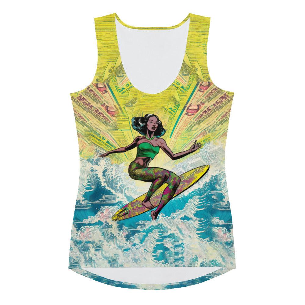 Stunning Surfing 1 17 Sublimation Tank Top featuring dynamic surf-inspired artwork for a standout look.