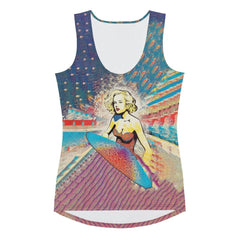 Vibrant Surfing 1 26 Sublimation Tank Top with eye-catching surf-inspired designs for the fashion-forward surfer.