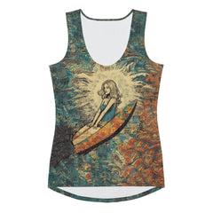 Eye-catching Surfing 1 28 Tank Top design, perfect for those who love to make a statement on the beach.