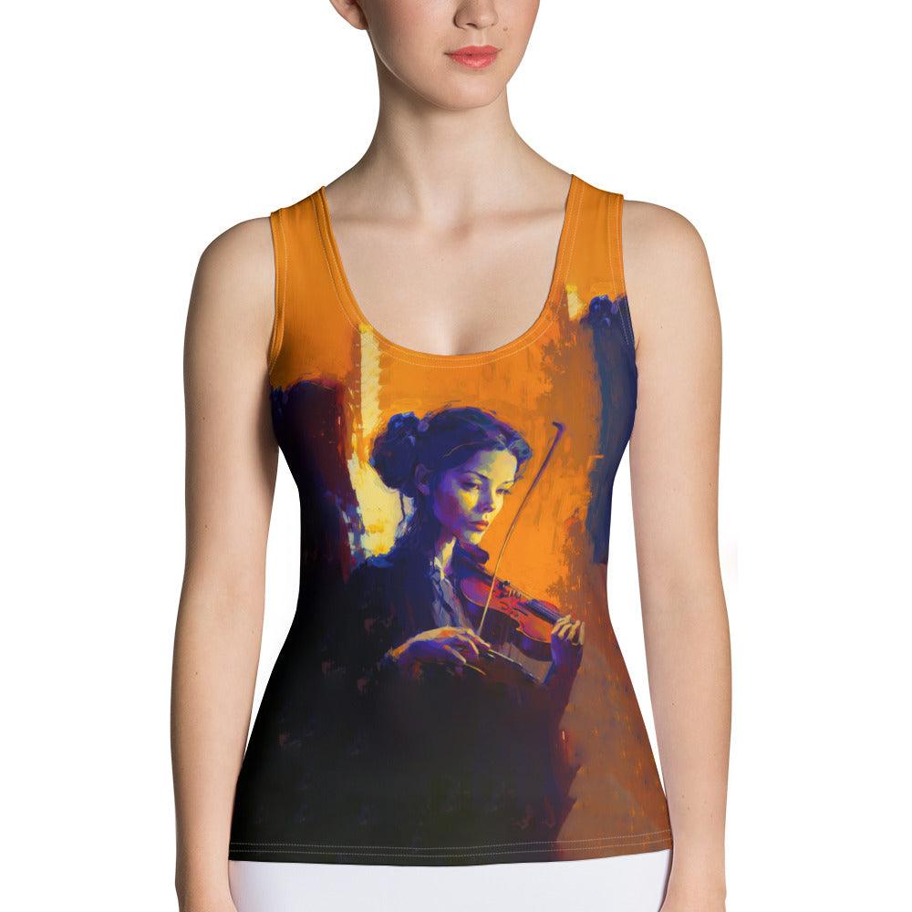 SurArt 79 dynamic print sublimation tank top displayed