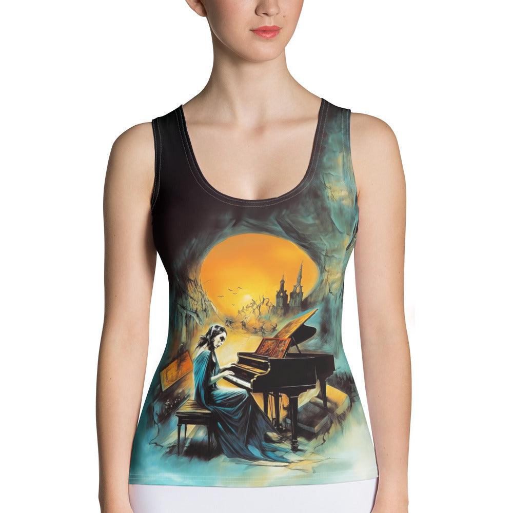 Halloween Haunt All Over Print Women's Tank Top Embrace The Spooky Season - Beyond T-shirts