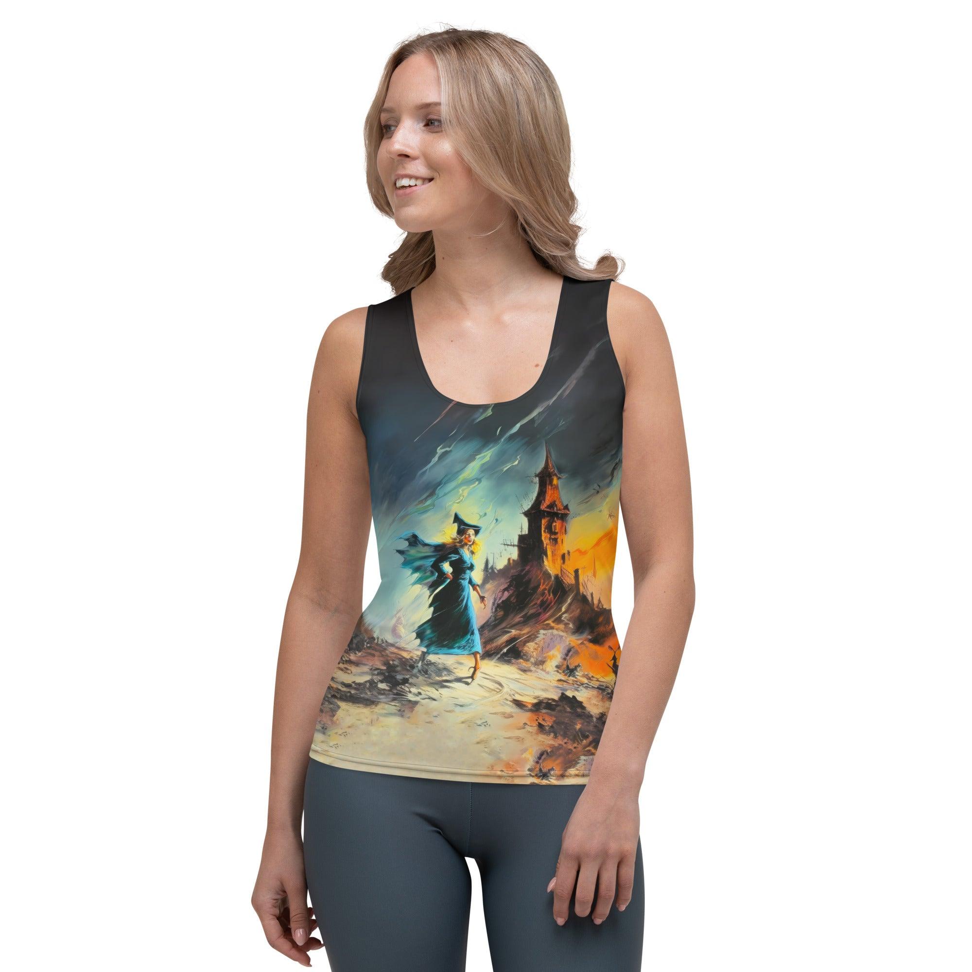 Women's Wicked All Over Print Tank Top - Tap Into The Dark Magic - Beyond T-shirts