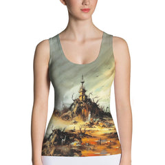 Halloween Enigma All Over Print Women's Tank Top Unravel The Mystery - Beyond T-shirts