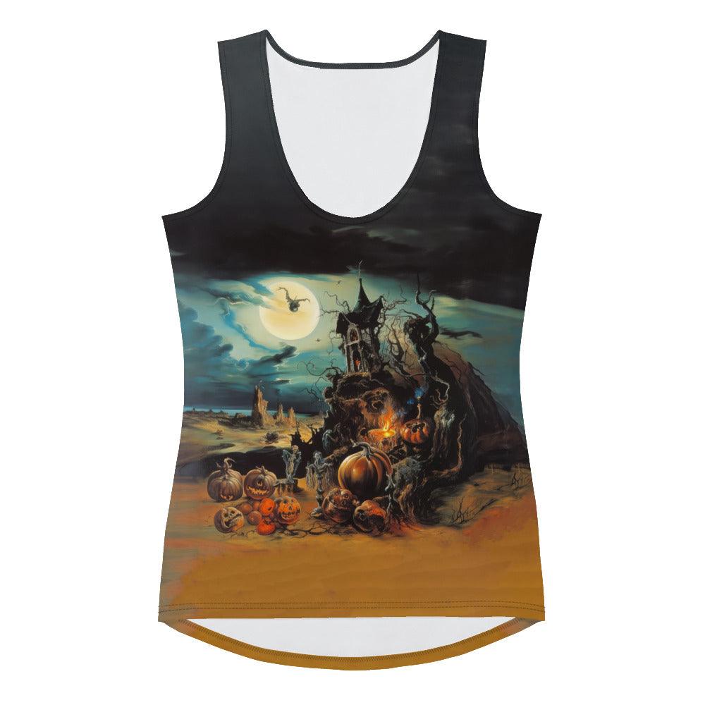 Halloween Nightwalker All Over Print Women's Tank Top Embrace The Nocturnal - Beyond T-shirts