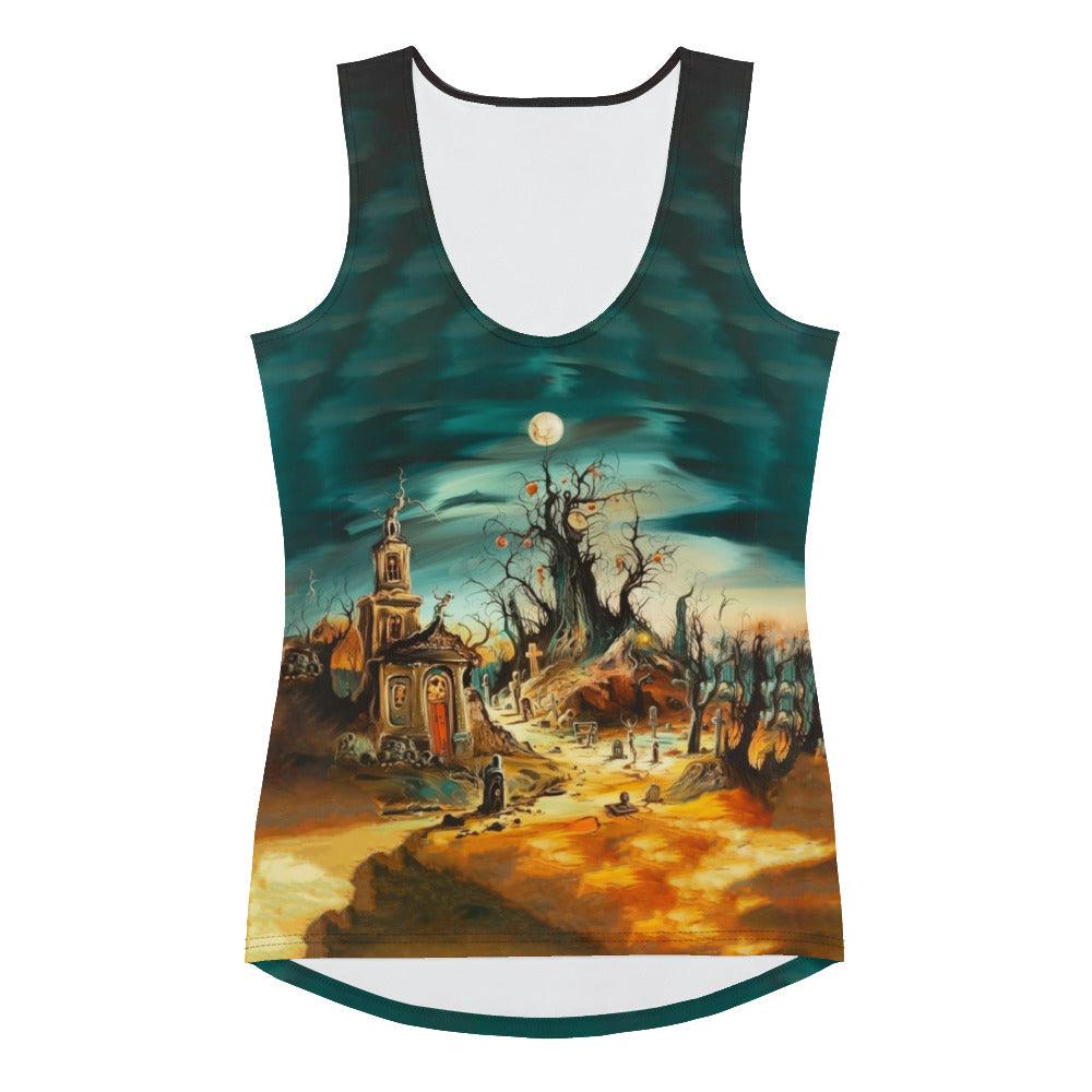 Women's Midnight Magic All Over Print Tank Top Embrace The Enchantment - Beyond T-shirts