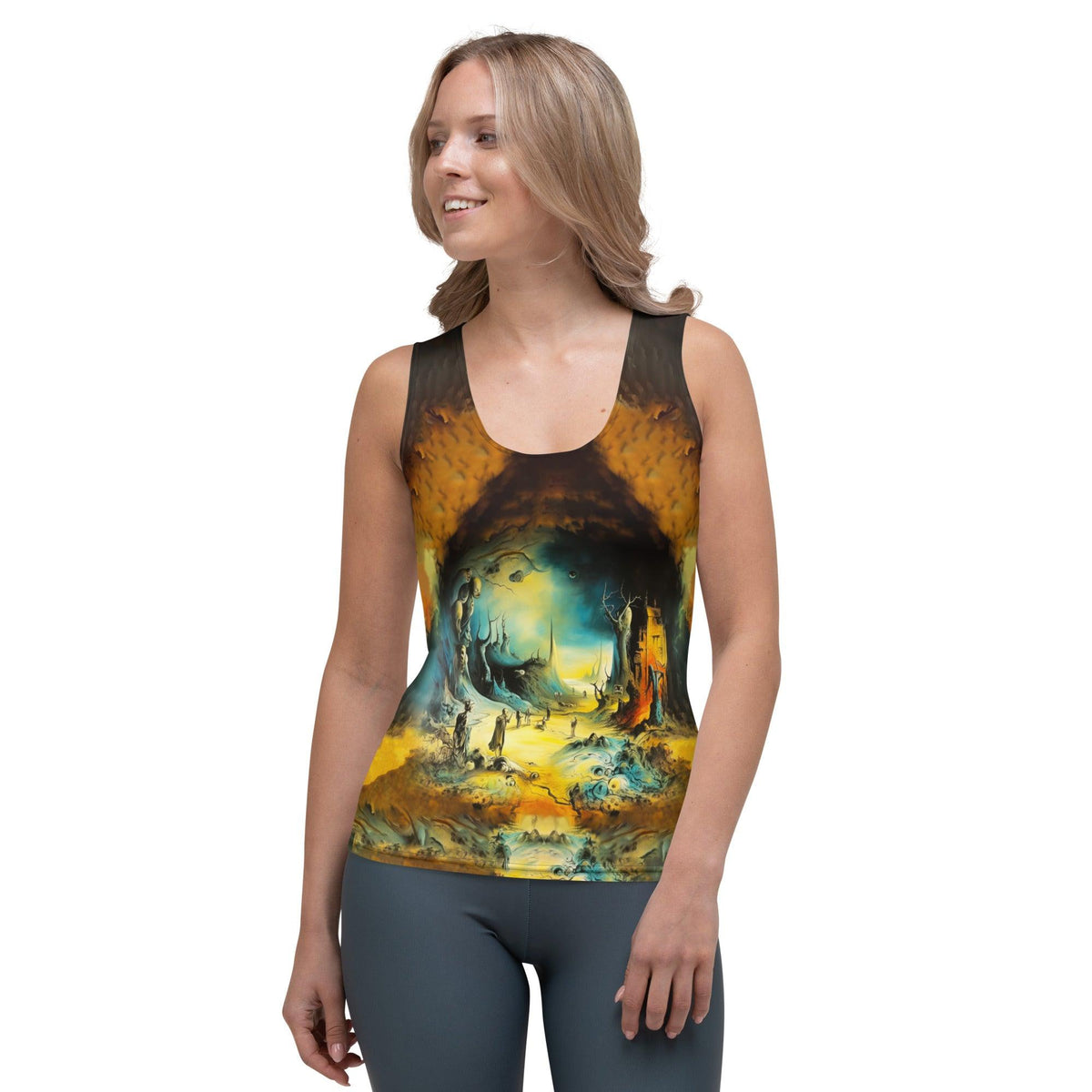 Women's Phantom Parade All-Over Print Tank Top - Join the Haunting Spectacle Women's Phantom Parade All Over Print Tank Top Join The Haunting Spectacle - Beyond T-shirts