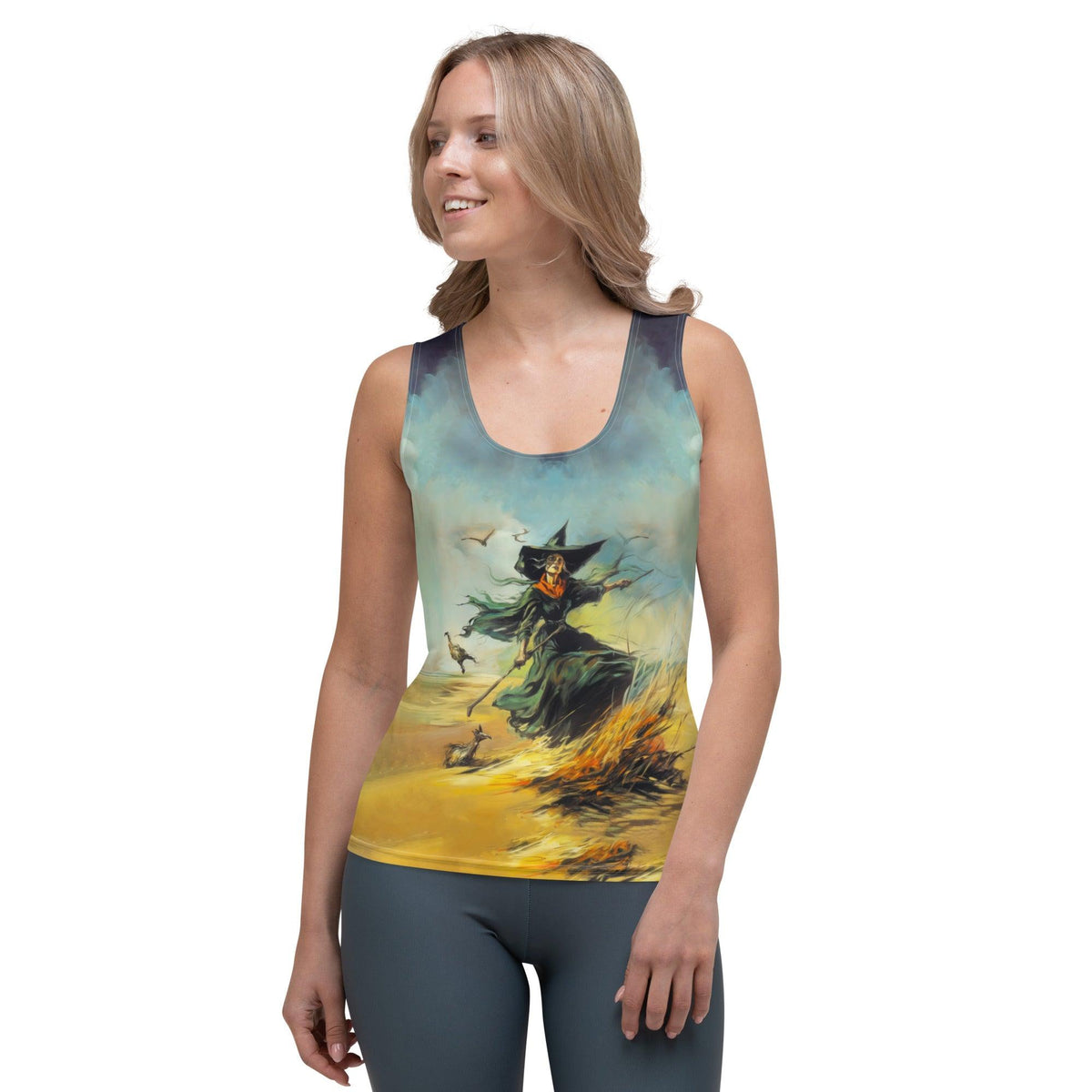 Halloween Enchanted All Over Print Women's Tank Top Embrace The Spell - Beyond T-shirts