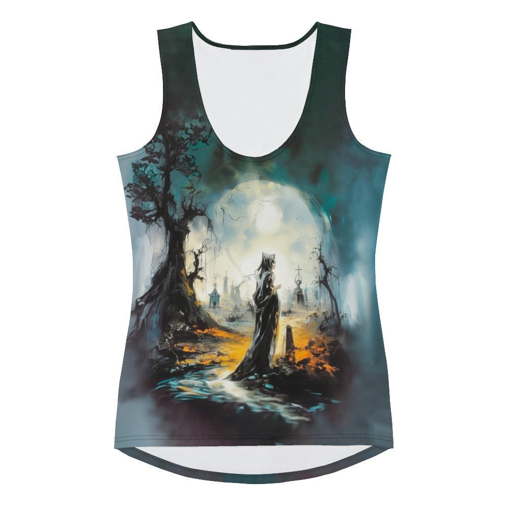 Women's Midnight Masquerade All Over Print Tank Top Embrace The Glamour - Beyond T-shirts