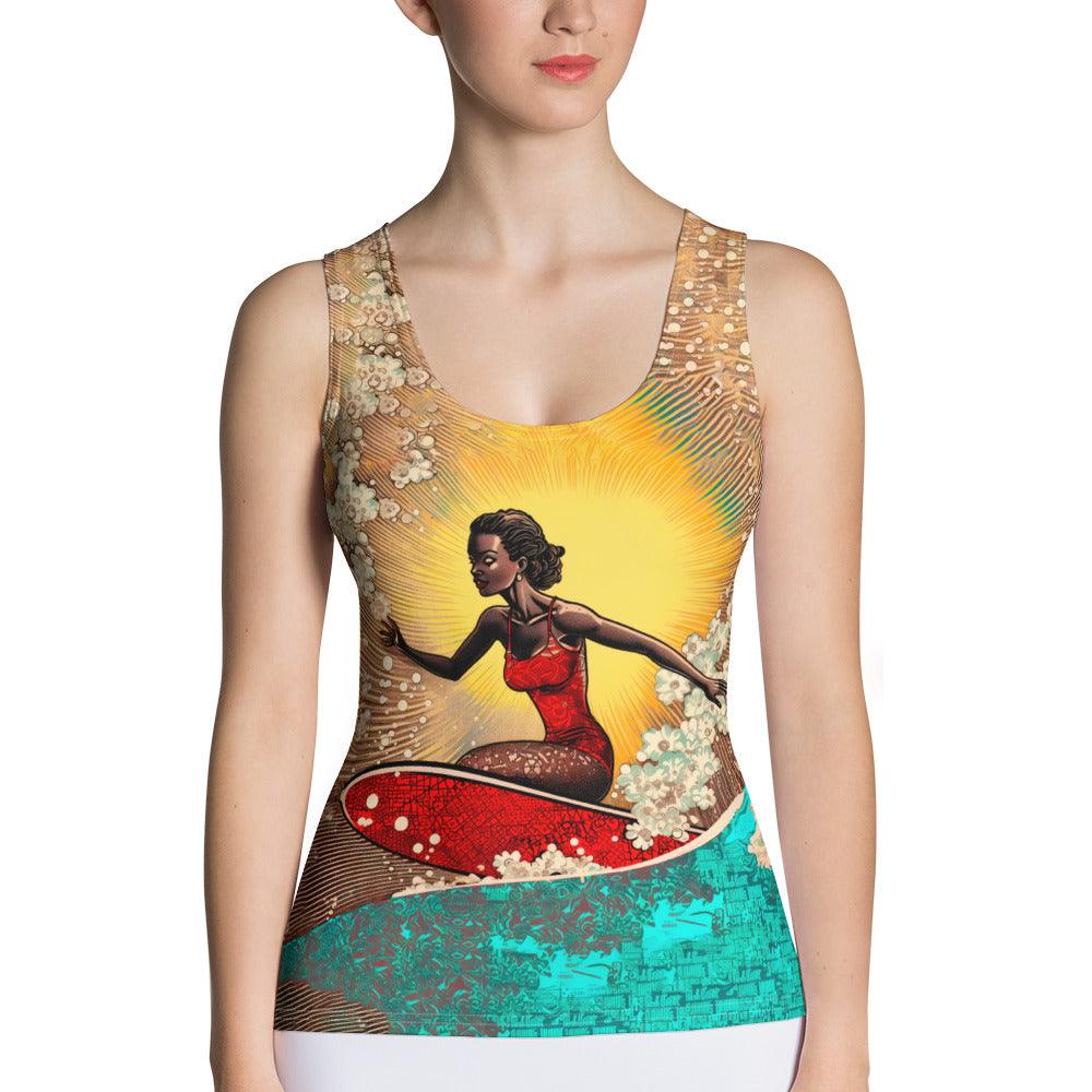 Surf Queen Tank Top for Women - Beyond T-shirts