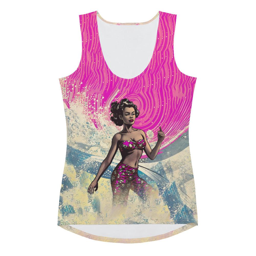 Wave Rider's Delight Women's Tank Top - Beyond T-shirts