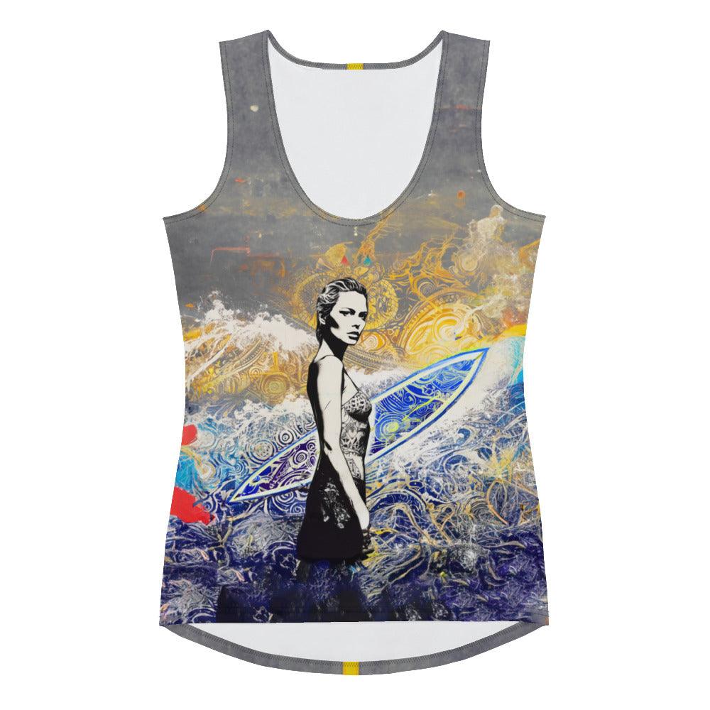 Sunkissed Surf Tank Top For Women - Beyond T-shirts