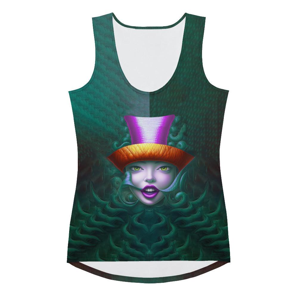 Retro Groove All-Over Print Women's Tank Top - Beyond T-shirts