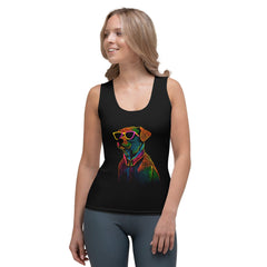 Playful Dog Portraits All-Over Print Women's Tank Top - Beyond T-shirts