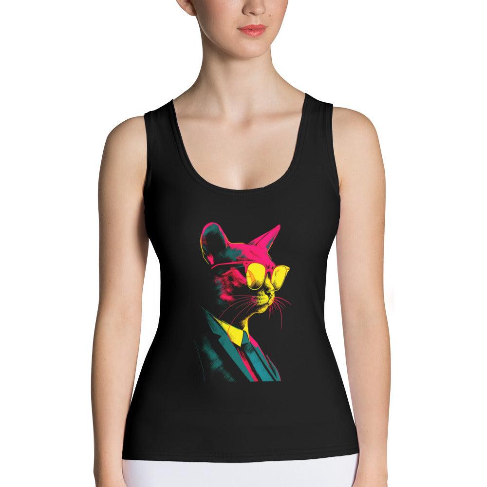 Cat Paws All-Over Print Women's Tank Top - Beyond T-shirts