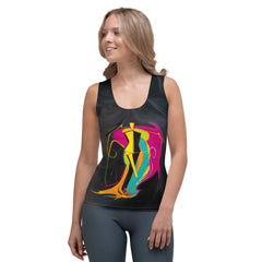 Abstract Art All-Over Print Women's Tank Top - Beyond T-shirts