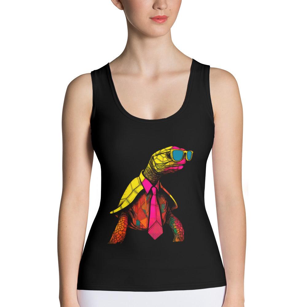 Tranquil Sea Turtles All-Over Print Women's Tank Top - Beyond T-shirts