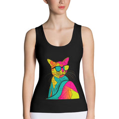 Cat Artistry Tank Top Ensemble - Beyond T-shirts