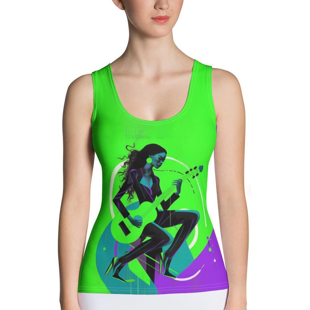 Melodic Fusion Women's All-Over Print Tank Top - Beyond T-shirts