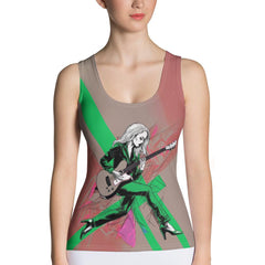 Stylish Serenade Women's All-Over Print Tank Top - Beyond T-shirts