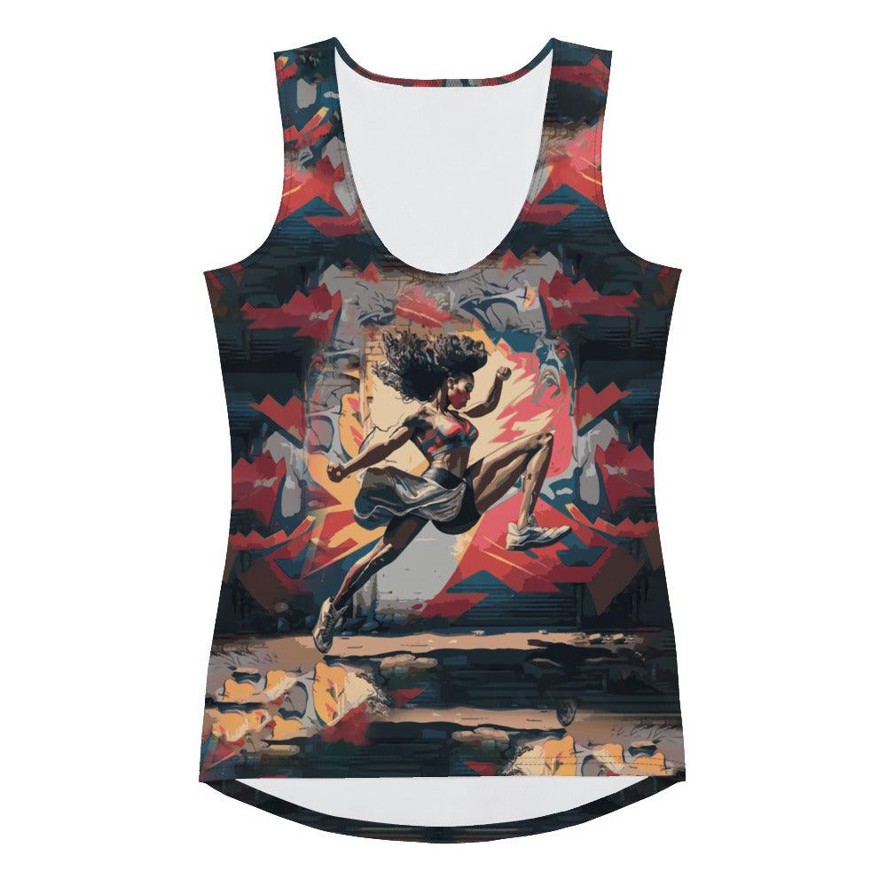 Kickboxing Energy Women's Tank - Athletic Style - Beyond T-shirts