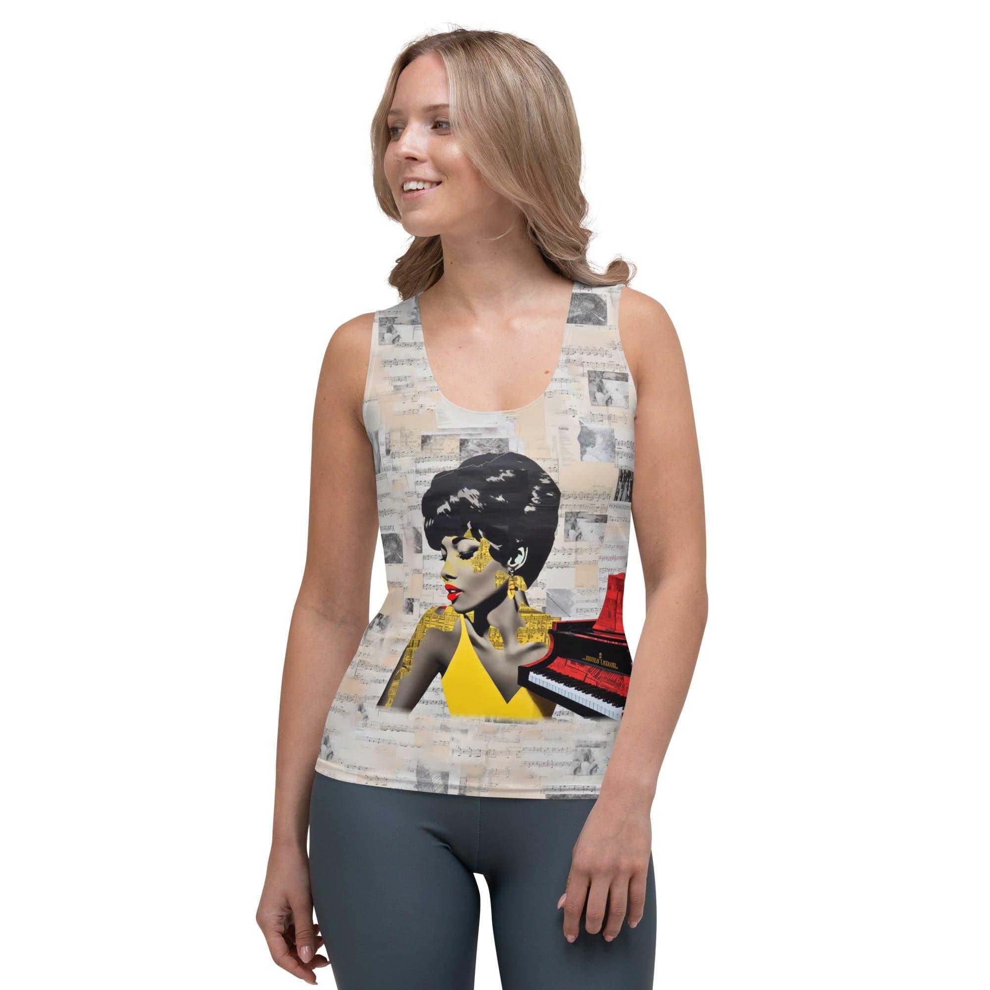 Symphony of Sound Women's Music-Themed Tank Top - Beyond T-shirts