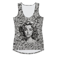 Musical Mosaic All-Over Print Women's Tank Top - Beyond T-shirts