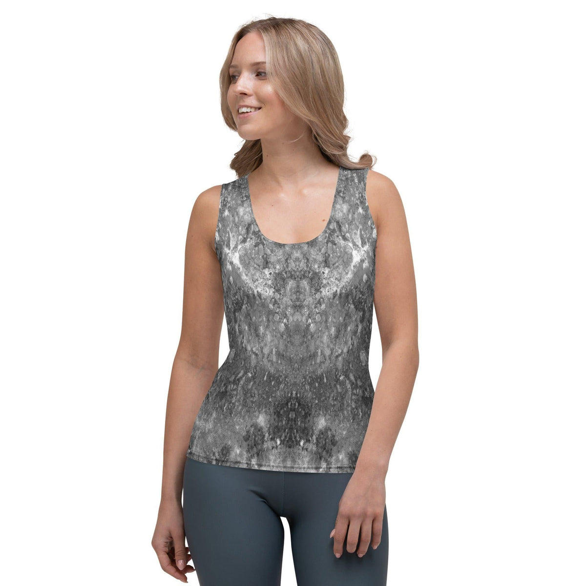 Oceanic Rhythms Women's Natural Pattern Tank - Beyond T-shirts