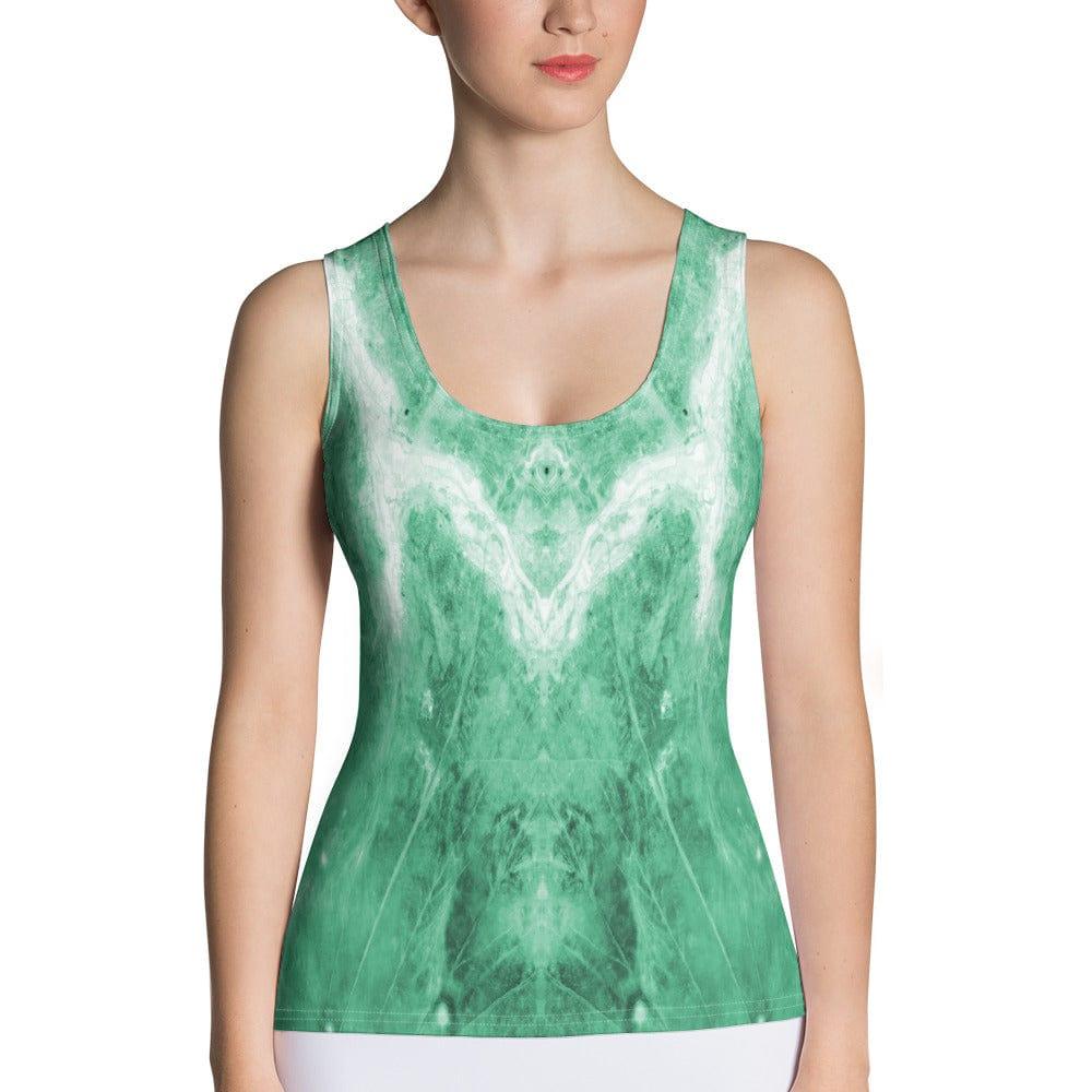 Desert Mirage Women's Natural Pattern Tank Top - Beyond T-shirts