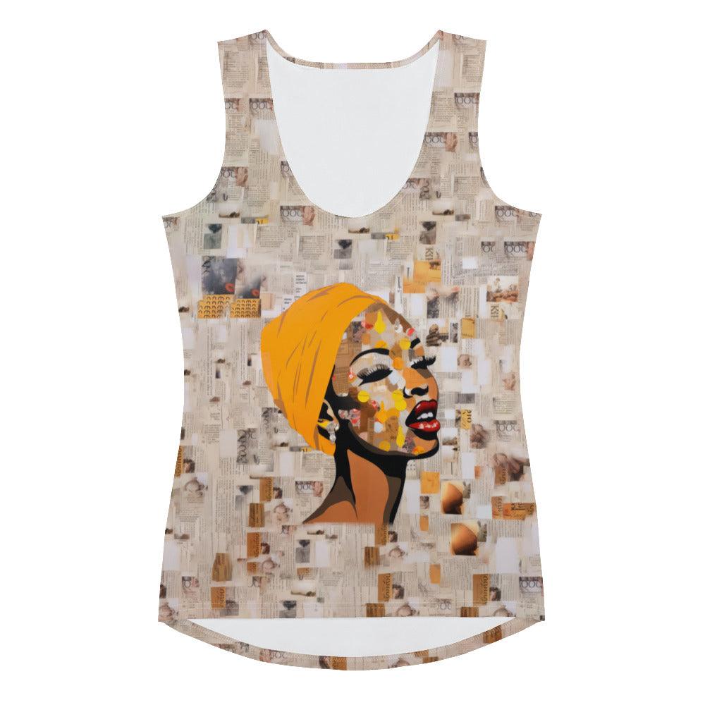 Vivid Soundscapes Women's All-Over Print Tank Top - Beyond T-shirts