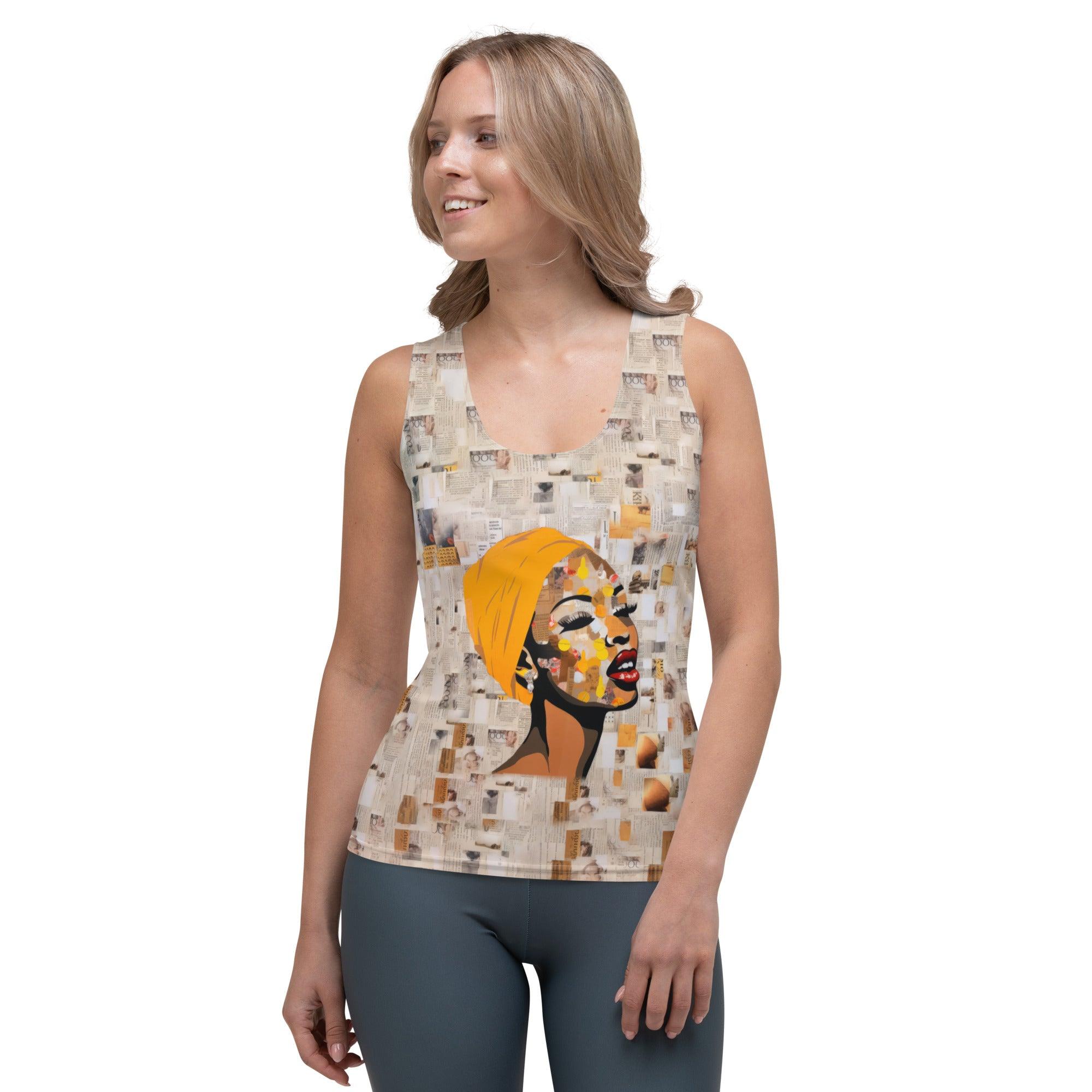 Vivid Soundscapes Women's All-Over Print Tank Top - Beyond T-shirts