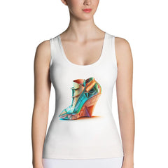 Quantum Stride Futuristic Shoes Women's Tank Top - Beyond T-shirts