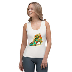 Nebula Step Futuristic Shoes Women's Tank Top - Beyond T-shirts