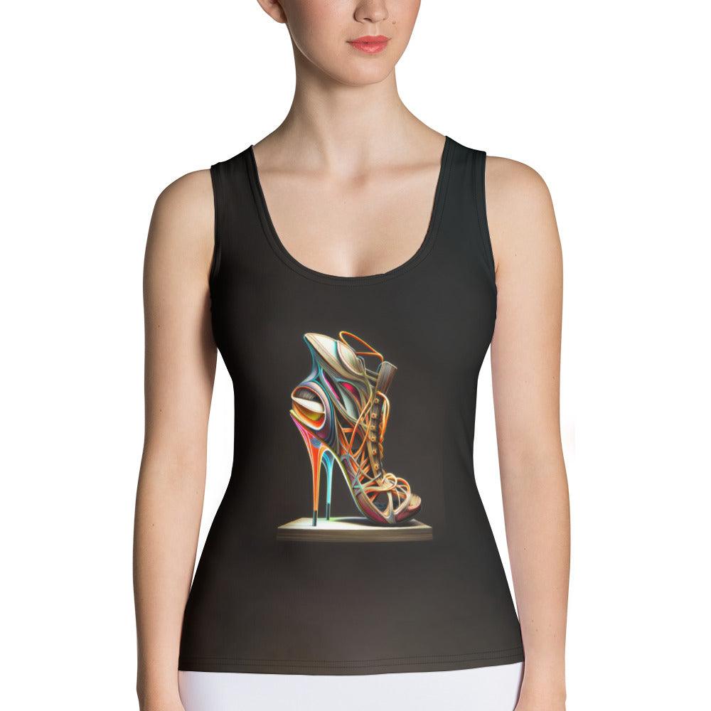 Cosmos Fusion Futuristic Shoes Women's Tank Top - Beyond T-shirts