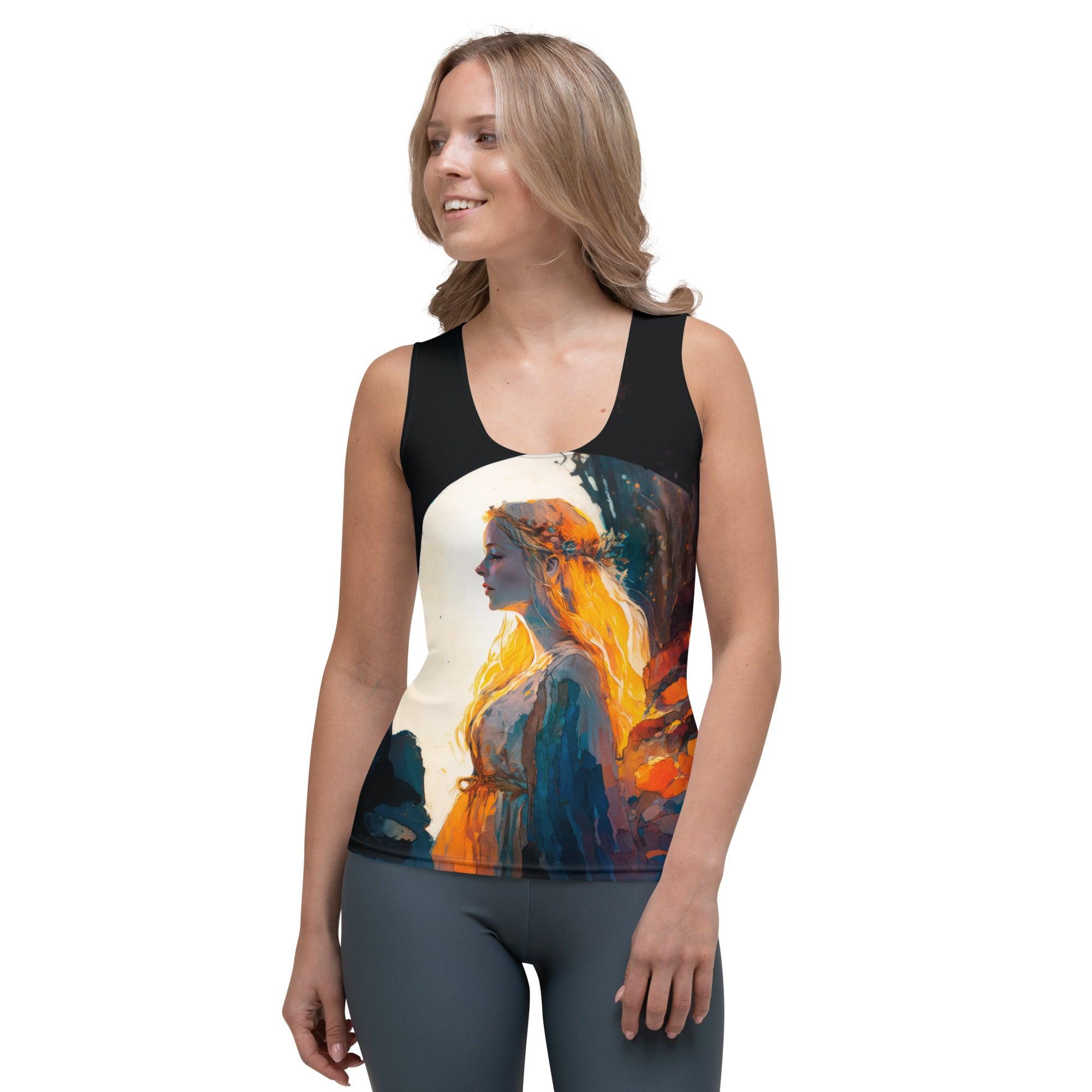 Music Notes All-Over Print Women's Tank Top - Beyond T-shirts
