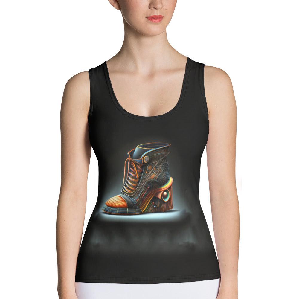 Evoke Nova Futuristic Shoes Women's Tank Top - Beyond T-shirts