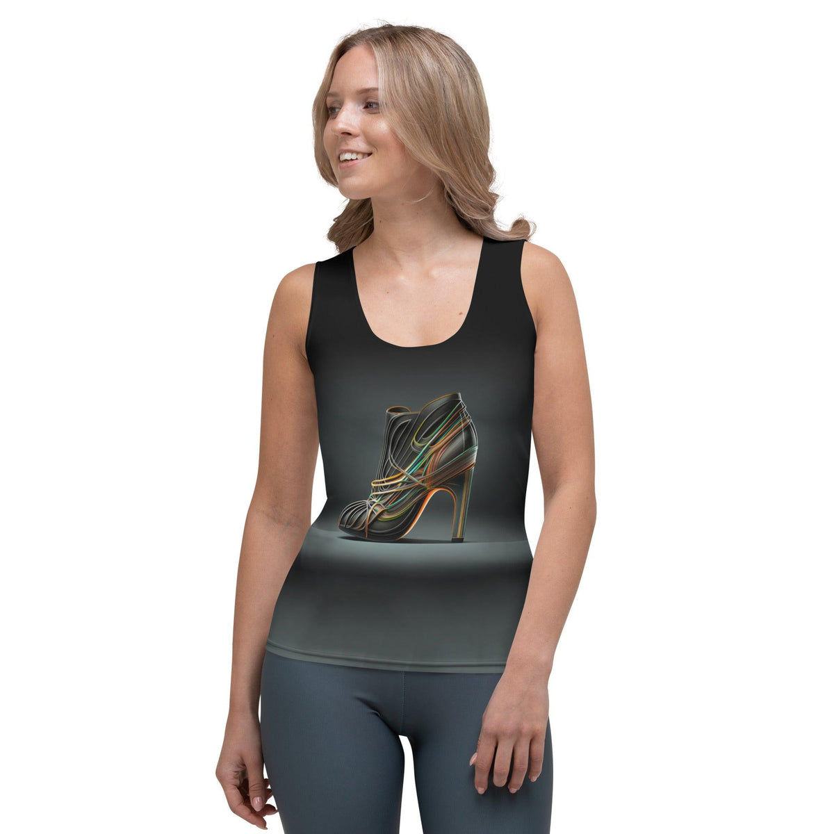 Quantum Chroma Futuristic Shoes Women's Tank Top - Beyond T-shirts